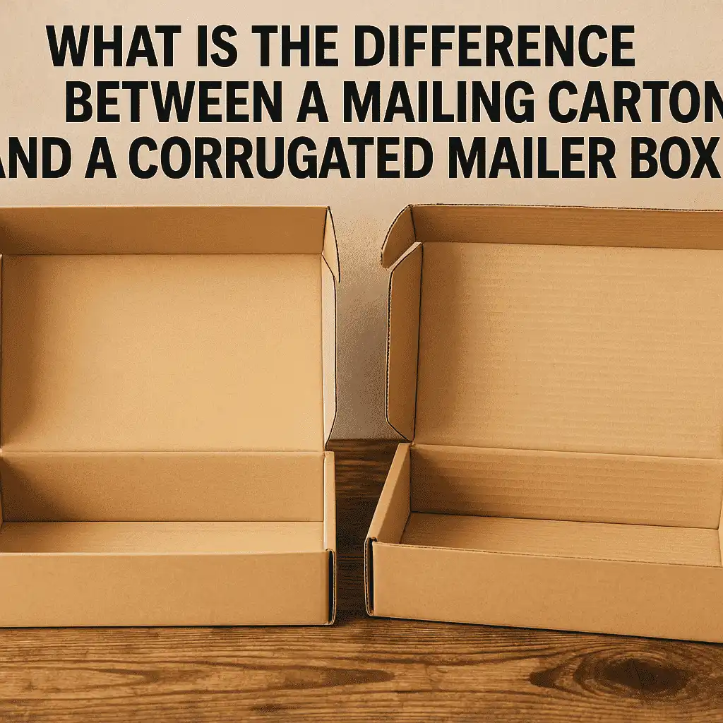 What is the Difference Between a Mailing Carton and a Corrugated Mailer Box?